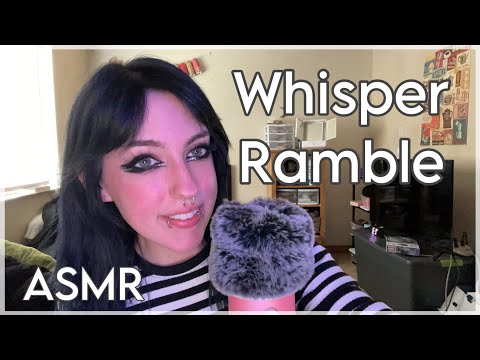 ASMR Fast Whisper Ramble ~ up close, chaotic