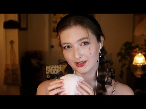 ASMR Soft Towel Sounds for Relaxation on Yeti ✨ (No Talking)