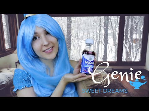 ASMR - GENIE IN A NYQUIL BOTTLE ~ Ear Massage, Cupping, "Shh", & Tongue Clicking ~