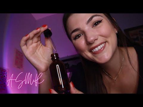 ASMR Skincare Pampering ┃ Products on Glass, Personal Attention 🌙✨