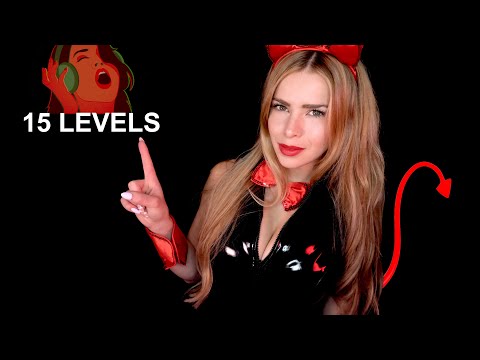 THE ASMR BRAINGASM | 15 LEVELS (Devil Style) | WHICH LEVEL CAN YOU REACH?