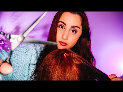 ASMR | ALL About Your HAIR! Haircut, Hair Brushing, Scalp Massage & Scalp Check 💆🏻‍♀️