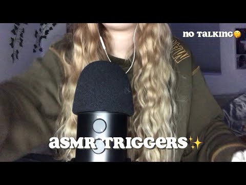 ASMR trigger assortment✌🏼 glass tapping, fabric sounds, perfume spray and more