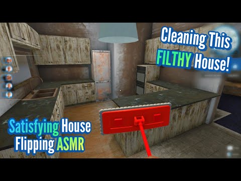 Satisfying ASMR 🧼 Let's Clean Up This FILTHY House! 🏚️ House Flipper