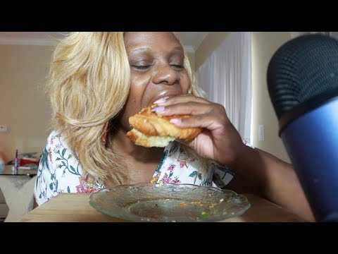 Trying Whole Foods Vegan Croissant Avocado Spread ASMR Eating Sounds Terrible Parents