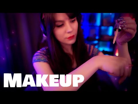 ASMR Makeup Roleplay 💎 No Talking, Makeup Sounds, Personal Attention