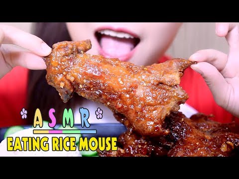 ASMR FRIED MOUSE IN SPICY FISH SAUCE (EXOTIC FOOD) EATING SOUNDS | LINH-ASMR