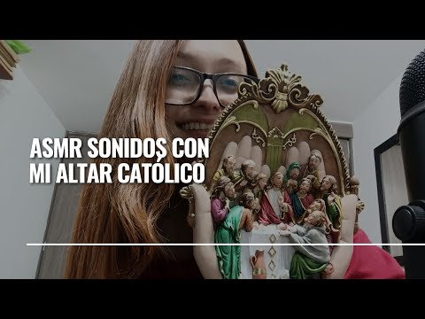 ASMR | TAPPING CON MIS ARTÍCULOS CATÓLICOS 🙏🏻🙏🏻