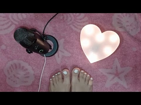 ASMR BLUE YETI - MASAJE DE PIES MUY RELAJANTE PARA DORMIR - FOOT MASSAGE