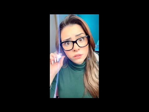 ASMR EYE EXAM FAST but EVERYTHING’s WRONG #shorts Asmr medical exam and cranial nerve for TikTok