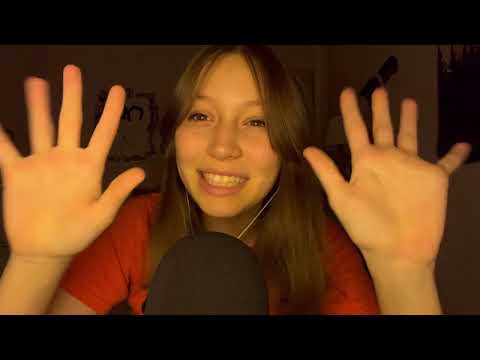 ASMR super fast and unpredictable // spit painting, mouth sounds, hair styling