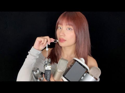 ASMR Mouth Sounds with 6 Different Mics