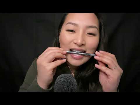 ASMR INTENSE Pen Nibbling and Mouth Sounds🤯