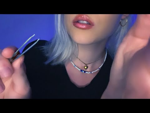 ASMR - Doing Your Eyebrows - Close up-Personal Attention