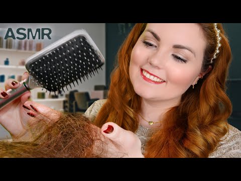 ASMR Friseur Roleplay: Realistisches Verwöhnprogramm mit Haarwäsche & Kopfmassage 💆‍♀️ (RP Deutsch)