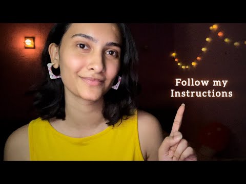 ASMR Follow My Instructions to Sleep | This or That, Focus & Telepathy Game, Light Triggers