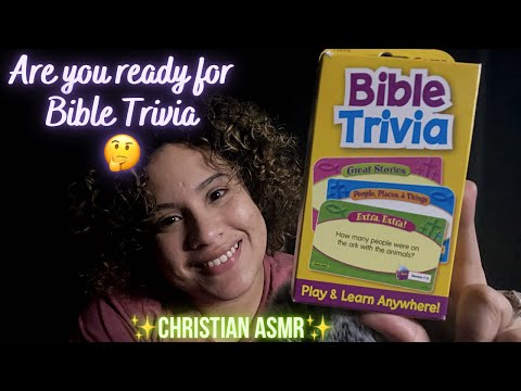 Are you ready for Bible Trivia? 😳 -Christian ASMR ✨