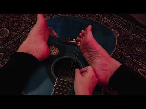 aASMR Bare feet guitar playfulness