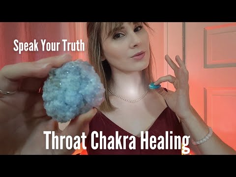 🪬Throat Chakra Healing 🦋 Reiki ASMR ✨️ Speak Your Truth ✨️ Light Language