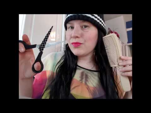 #ASMR Old Skool Haircut Role Play (with hair!) 50k Subs Special !!! :)