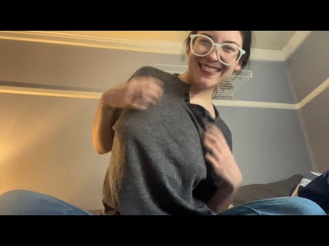 Asmr~Fabric Scratching, Sticky Lipgloss Pumping, Hand & Mouth Sounds, Smoking, Personal Attention…