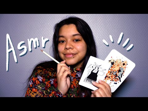 ROLEPLAY ASMR FR | Petits tests d'imagination ✨ (exercices, écriture au crayon...)