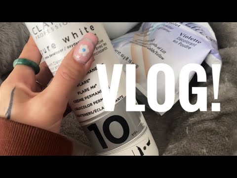 Vlog! Getting my hair coloured round 1 of 3/ Organized my things