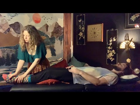 ASMR Reiki | Real Person Energy Healing Session (soft-spoken, guided meditation, relaxing music)