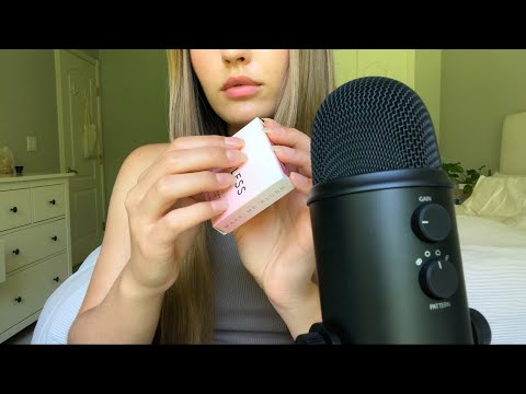 ASMR fast tingly tapping on cardboard boxes with rambles | recreating my first video!