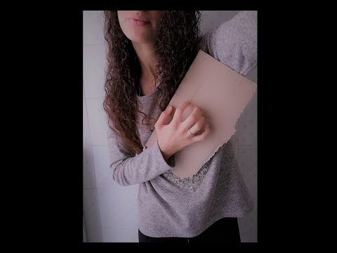 #Asmr - Cardboard and Paper tingles 📦 - Scratching, tracing, tearing, ripping and cutting (Level 2)