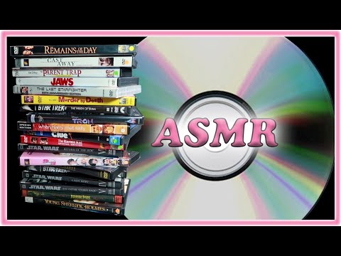 ASMR: Putting My Mis-packaged DVDs Into Their Correct Case (Whispers, Organize, Rummage, Tapping)