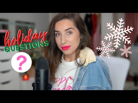 ASMR | Holiday Questions Tag With Cloud ASMR