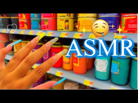 ASMR IN WALMART ♡✨ | FAST TAPPING, SCRATCHING & ORGANIZING ITEMS 🤤✨(SO GOOD & TINGLY)