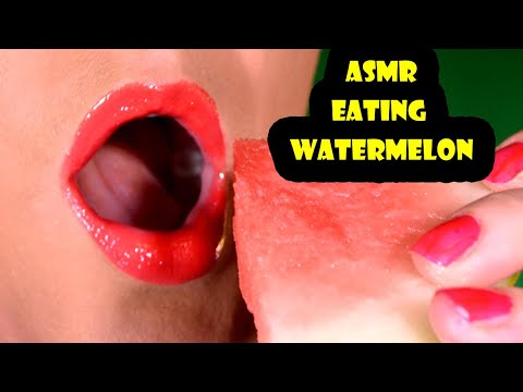 ASMR Eating Juicy Watermelon (No Talking)
