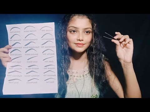 [ASMR] Doing Your Eyebrows Beauty Salon