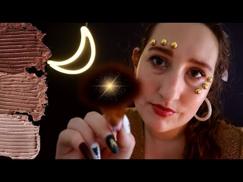 ASMR ✨ Doing Your Makeup for a Christmas Party 🎄❤️ Layered Sounds, Personal Attention