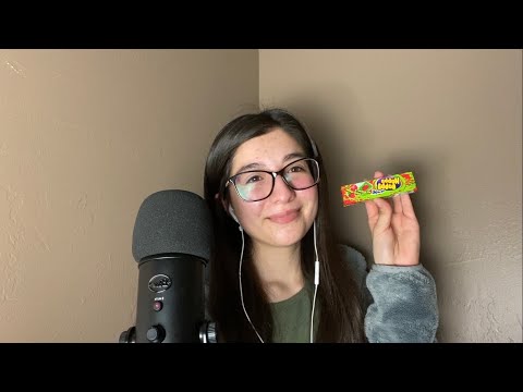 ASMR Close up Whisper Ramble With Gum Chewing
