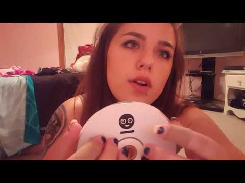 ASMR- Fast Tapping On My Favorite CD's (Whispering)