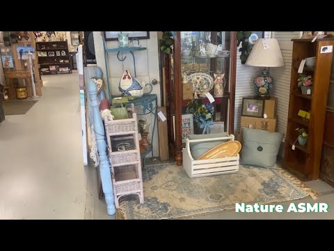 ASMR Antique Shop Tour,  Layered Unintelligible Whispers and Mouth Sounds