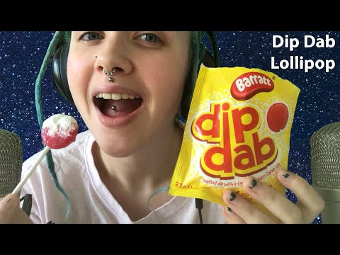 DIP DAB Sherbet Lollipop ASMR 🍭 A Candy From Childhood 😋