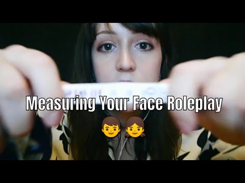 ⭐ASMR Measuring Your Face Roleplay 📏 Mean Modeling Agent Measure your Face (Personal Attention)