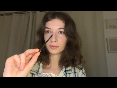ASMR tracing my face and other visual triggers