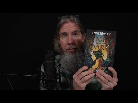 Lone Wolf "Flight from the Dark" Choose Your Own Adventure Book | ASMR