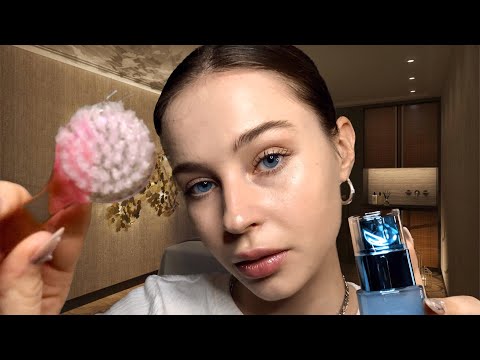 ASMR The Most Relaxing Spa You’ll Ever Have 🕯️| Skincare, Facial Steam Towel & Face Brushing