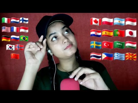 ASMR *Sky Sky* in 35+ Different Languages with Inaudible Whispering