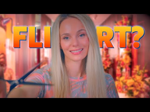 FLIRTY BARBER SHAVES AND HAIRCUTS YOU WITH FACE MASSAGE 🥰 (ASMR ROLEPLAY)