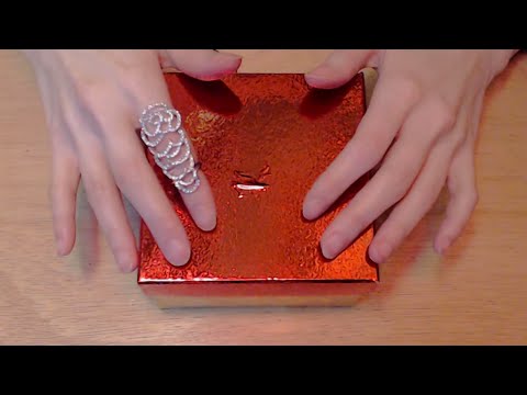 [ASMR] Tapping/Scratching on Box with Mics Inside (No Talking)