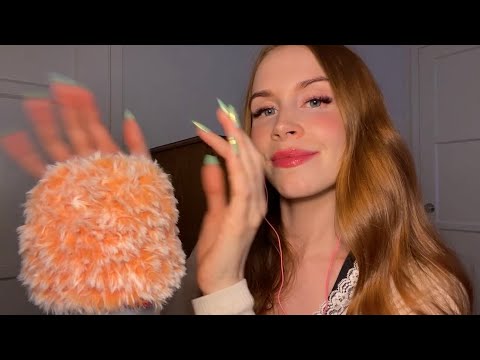 🌿ASMR🌿 Trying Mic Scratching with Fluffy Microphone Cover (Again) + 100% Whispered Mini Ramble