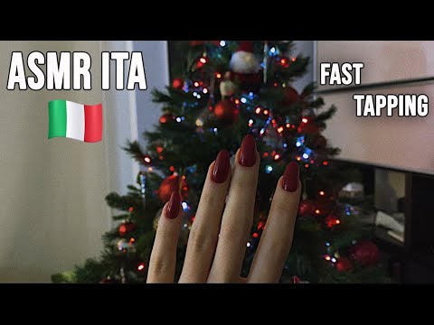 Indoor ASMR - Fast Tapping And Scratching sulle decorazioni natalizie🎄