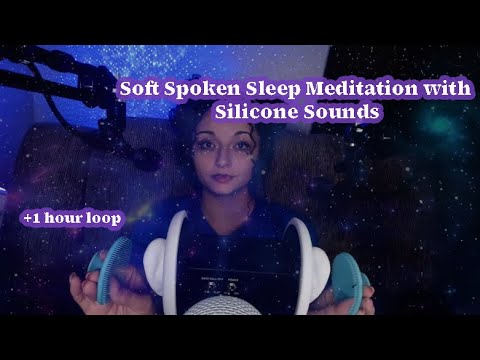 ASMR Soft Spoken Sleep Meditation with Silicone Sounds